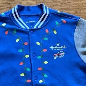 Hallmark Channel Buffalo Bills Holiday Touchdown Actor Crew Jacket